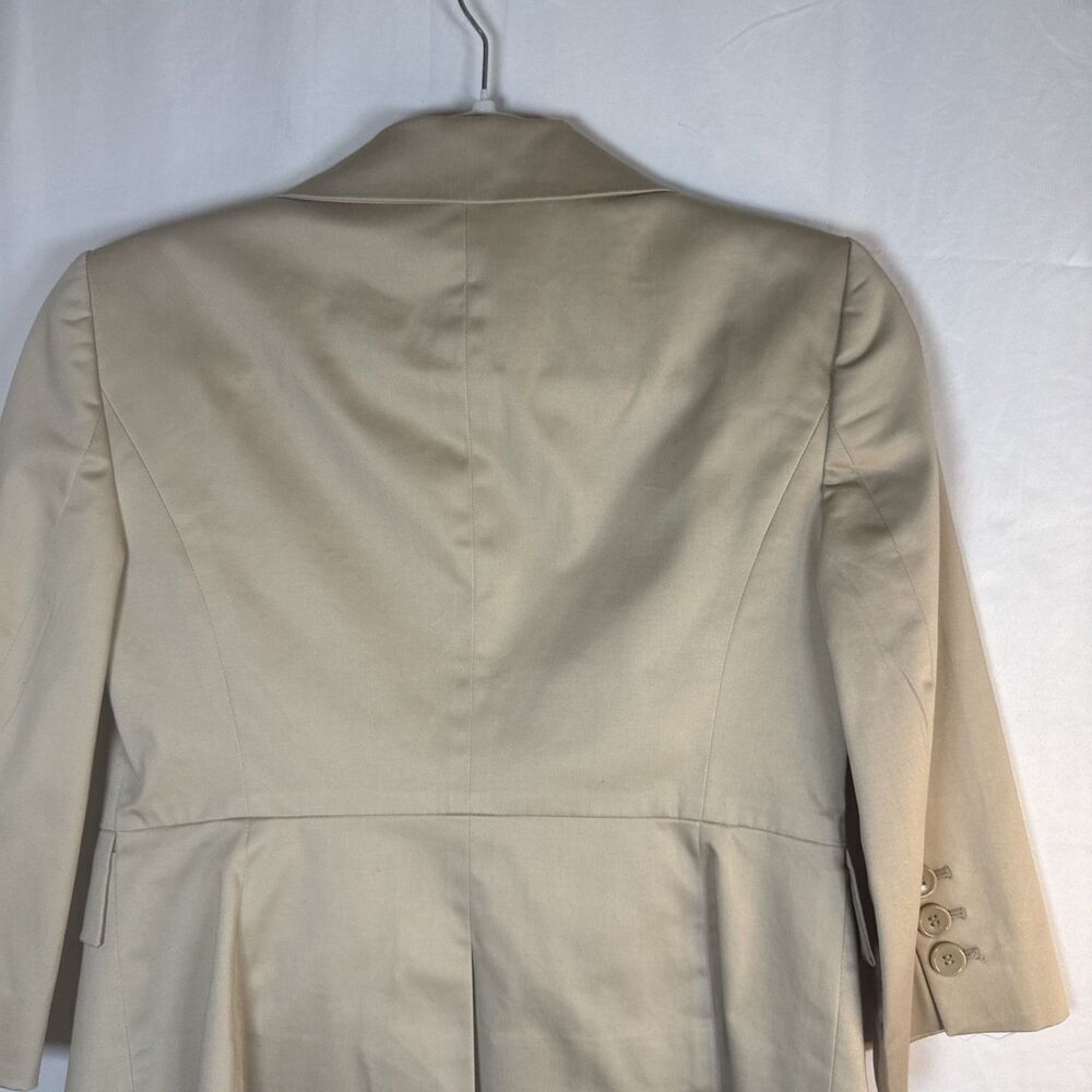 The Limited Khaki Suit Blazer Size XS Preowned 3/4 Sleeves - Picture 13 of 15